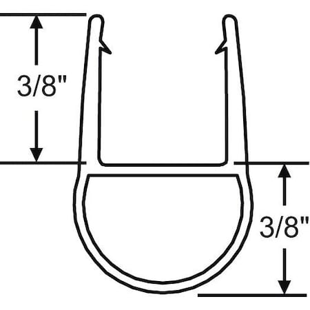 Strybuc PVC Sealing Strip 96in Strip 22-282